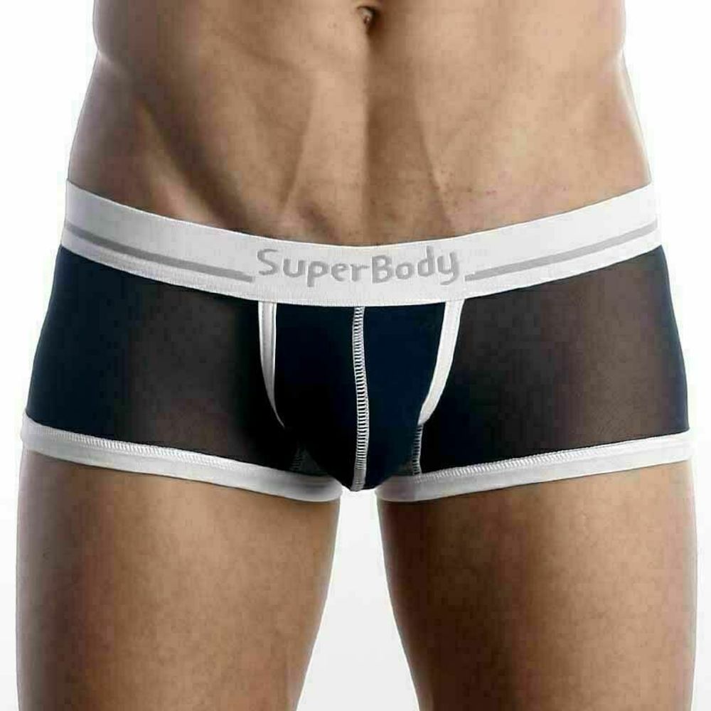 Мужские трусы хипсы темно-синие Superbody