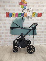 Коляска модульная 3в1 Indigo Sting зеленый