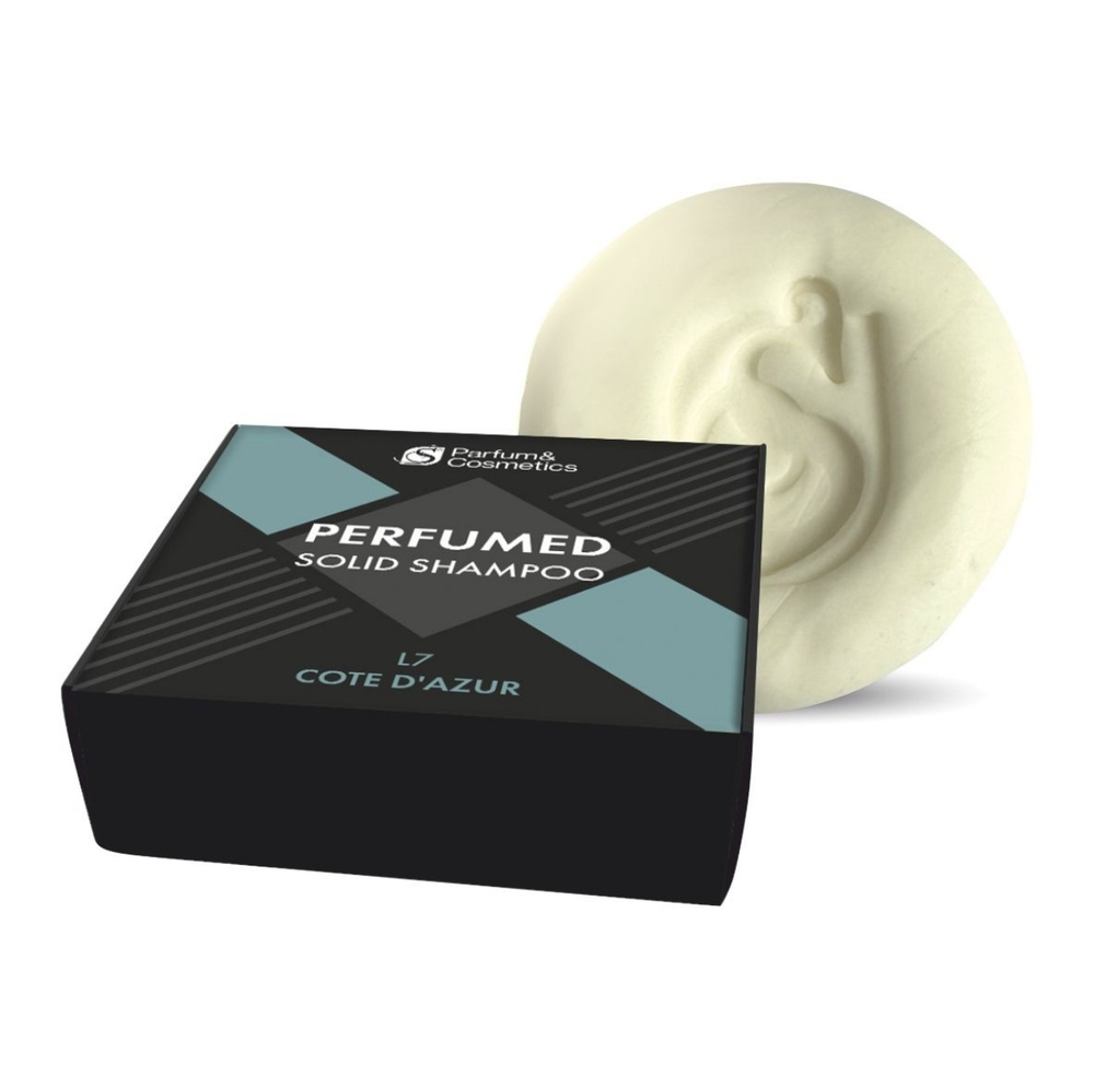 ПАРФЮМИРОВАННЫЙ ТВЕРДЫЙ ШАМПУНЬ COTE D'AZUR РУЧНОЙ РАБОТЫ