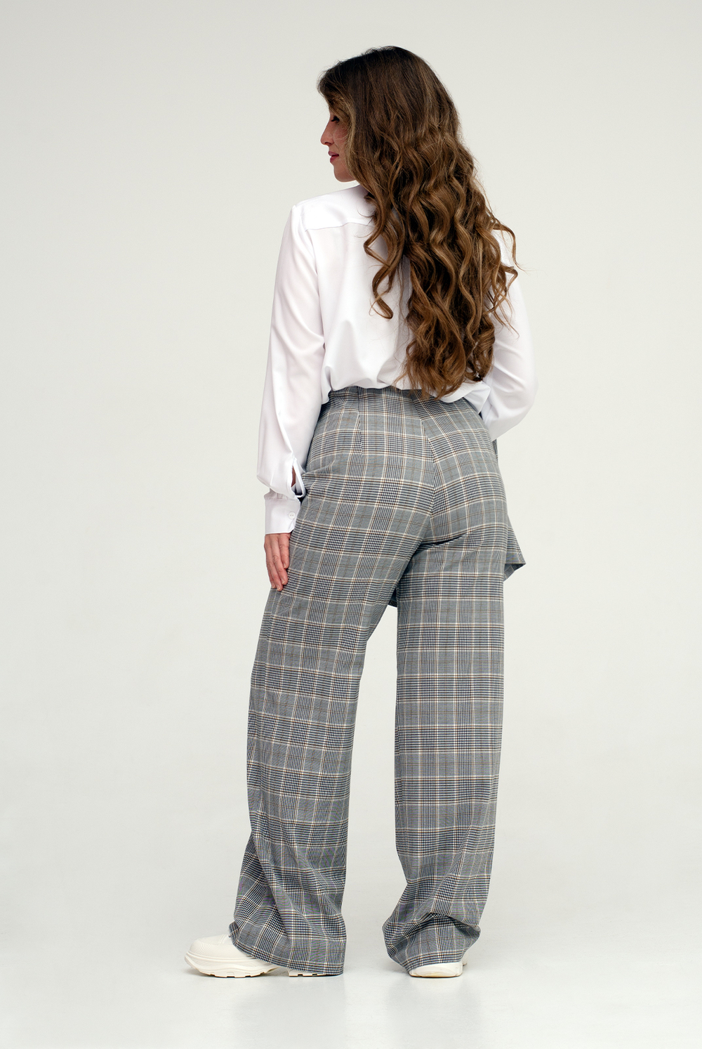 Брюки женские 02, клетка #412Клг0202