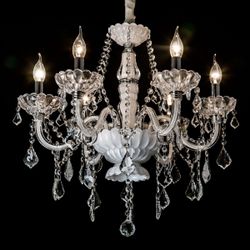 Citilux Финка CL353161 Люстра стеклянная подвесная Белая