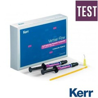 Vertise Flow Test-me Kit, в составе 1 шприц, 2г, оттенок А2, 10 наконечников, 10 щеточек
