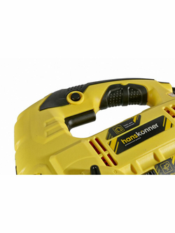 Электролобзик Hanskonner HJS0811LPE, 860 Вт желтый/черный