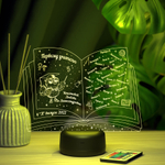 Ночник "Книга - первому учителю" (Ваш текст)