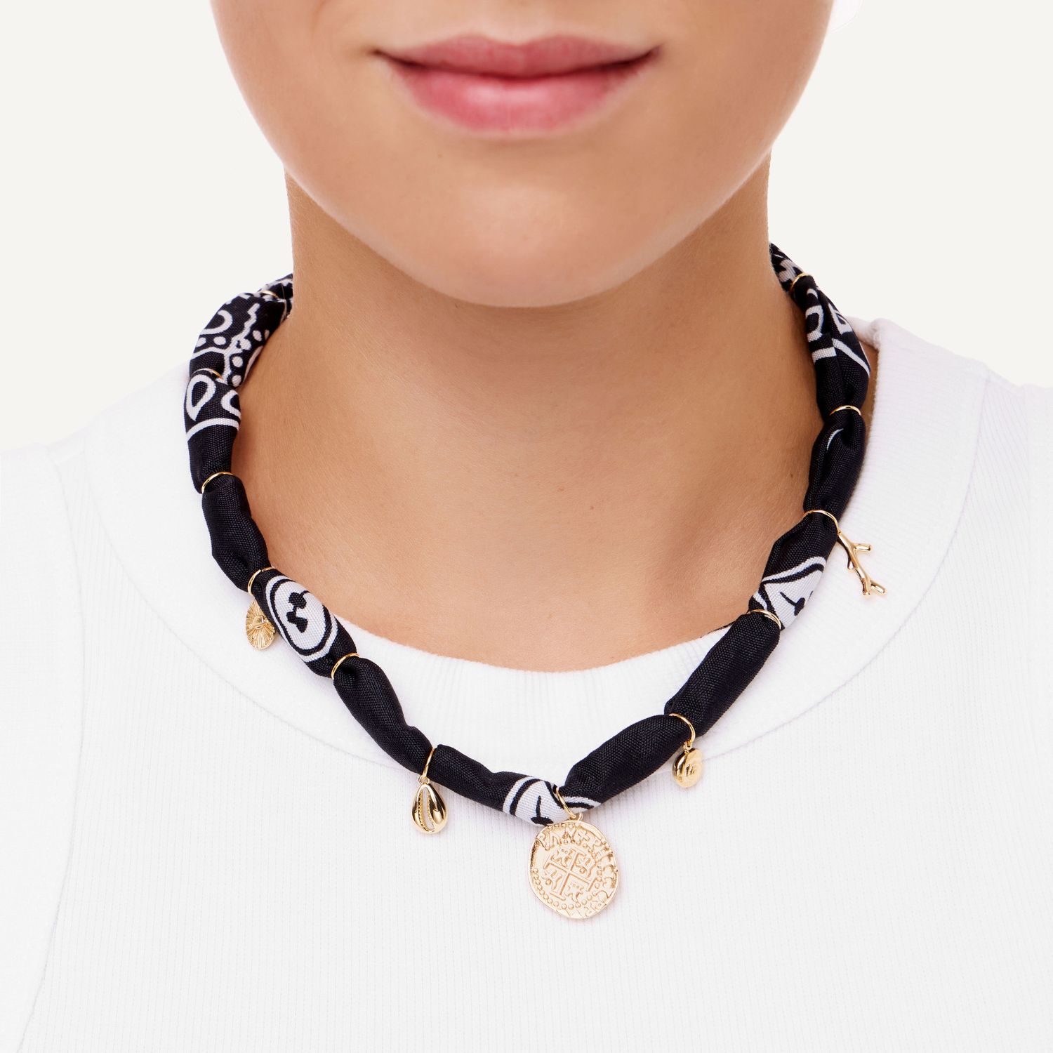 Колье Bandana Necklace - Black