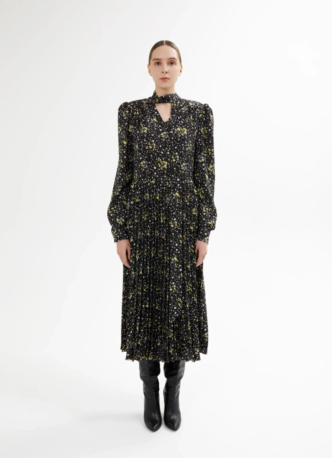 Платье «Клен», черный