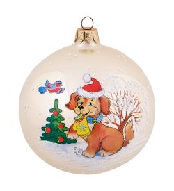 Элита НФШ-1487/7 Ел.украшение Шар «Собачка» 100 мм