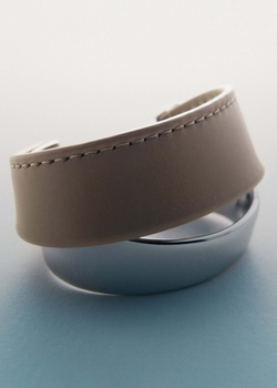 Polène Браслет-манжета Ormé, серо-коричневый