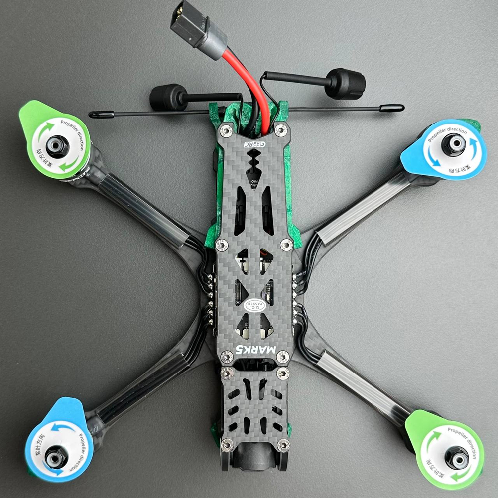 Квадрокоптер GEPRC MARK5 O4 Pro wide X TBS Nano RX 6S