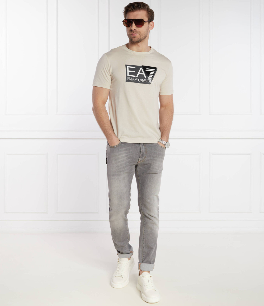 Футболка EA7 - бежевый(3DPT81 PJM9Z)