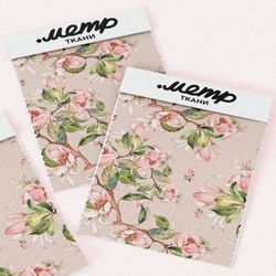 Ткань мембрана лилейные весенние цветы