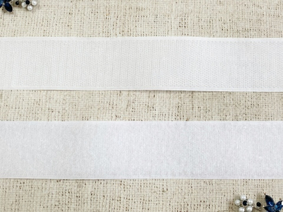 Велкро/липучка комплект, ш. 5 см, белый