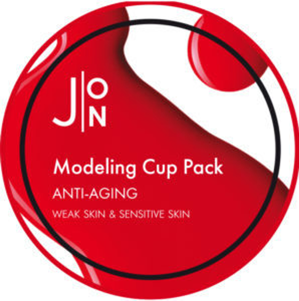 J:ON Anti-Aging Modeling Pack альгинатная антивозрастная маска для лица с женьшенем