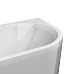 Ванна акриловая угловая левосторонняя, 170x70 см, с панелью и каркасом AM.PM X-Joy W94A-170L70W-ARP