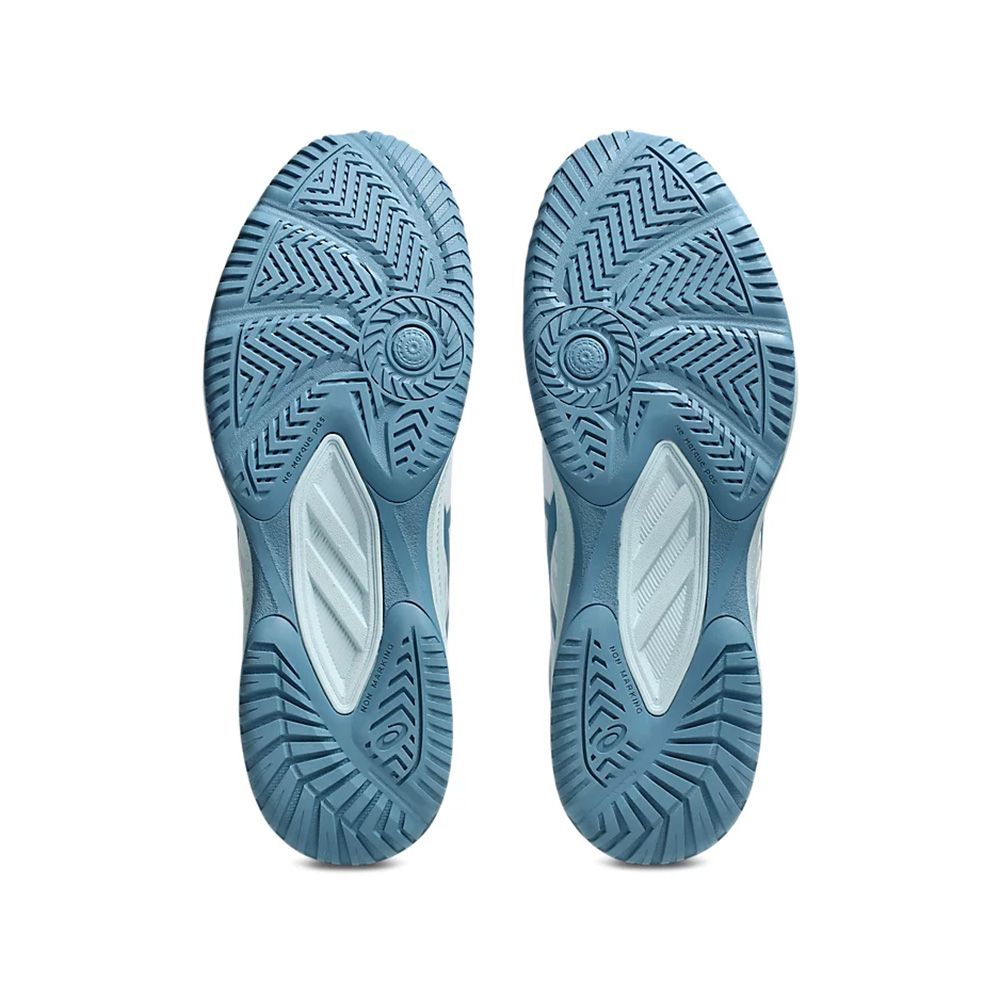 Кроссовки ASICS Upcourt 6 1071A104 105,р.11(рос.44),иск.кожа,текстиль, бело-бирюзовый