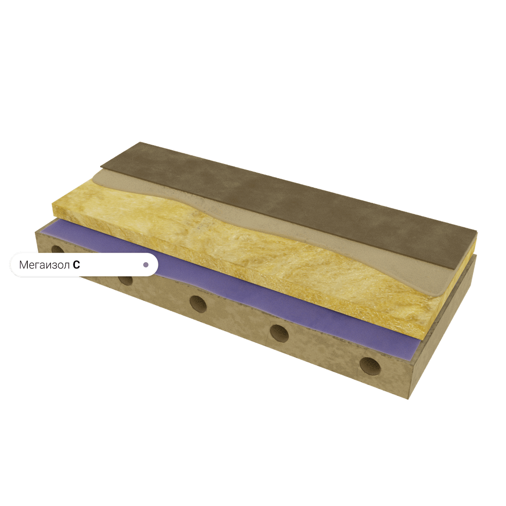 Универсальная паро-гидроизоляция Мегаизол С (70 м²)