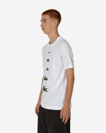 Comme Des Garçons Shirt Lacoste Футболка С Принтом Белая