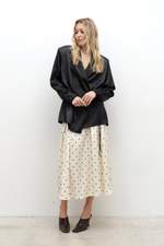 Юбка расклешенная в горох