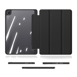 Чехол книжка черного цвета для планшета Xiaomi Redmi Pad 2 и Poco Pad C1, серия Toby Series от Dux Ducis