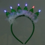 Ободок карнавальный «Яркие снежинки» с подсветкой