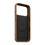 Кожаный чехол MagSafe Nomad Traditional Leather Case для iPhone 17 Pro Гибридный чехол из натуральной цельнозерновой кожи с сенсорной накладкой для Контроллера камеры