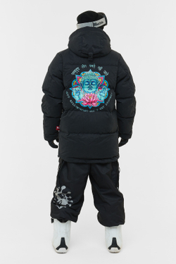 КУРТКА МУЖСКАЯ ПУХОВАЯ VIRUS BATZZILLA INDI С ПРИНТОМ БУДДА