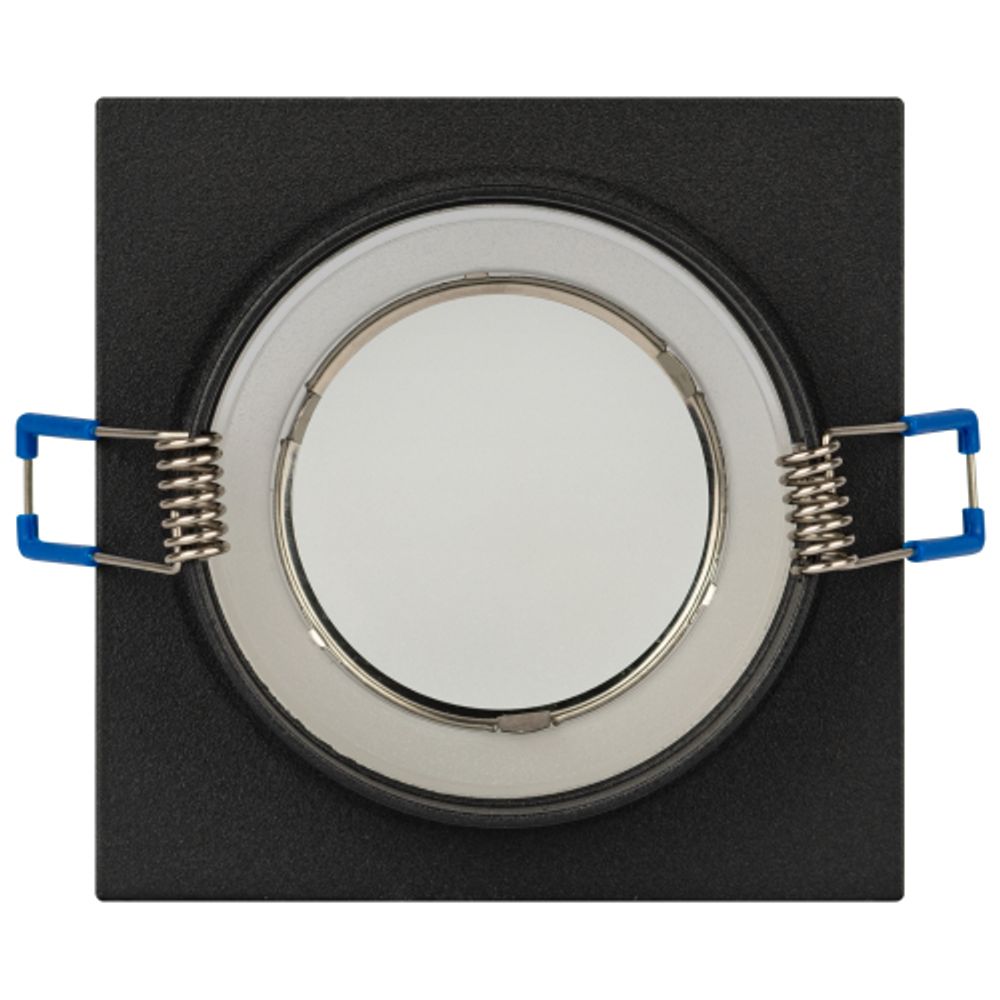 Встраиваемый светильник декоративный ЭРА DK108 BK MR16 GU5.3 черный | Декоративные встраиваемые светильники