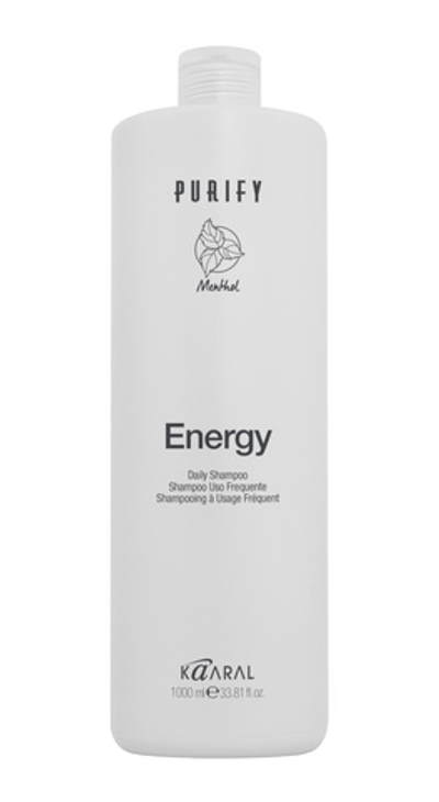 Шампунь KAARAL Purify Energy Shampoo интенсивный энергетический с ментолом - 1000 мл.