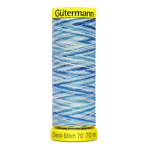 Нитки отделочные Gutermann Deco Stitch multicolor 70 (70 метров), 5 кат. | 9954