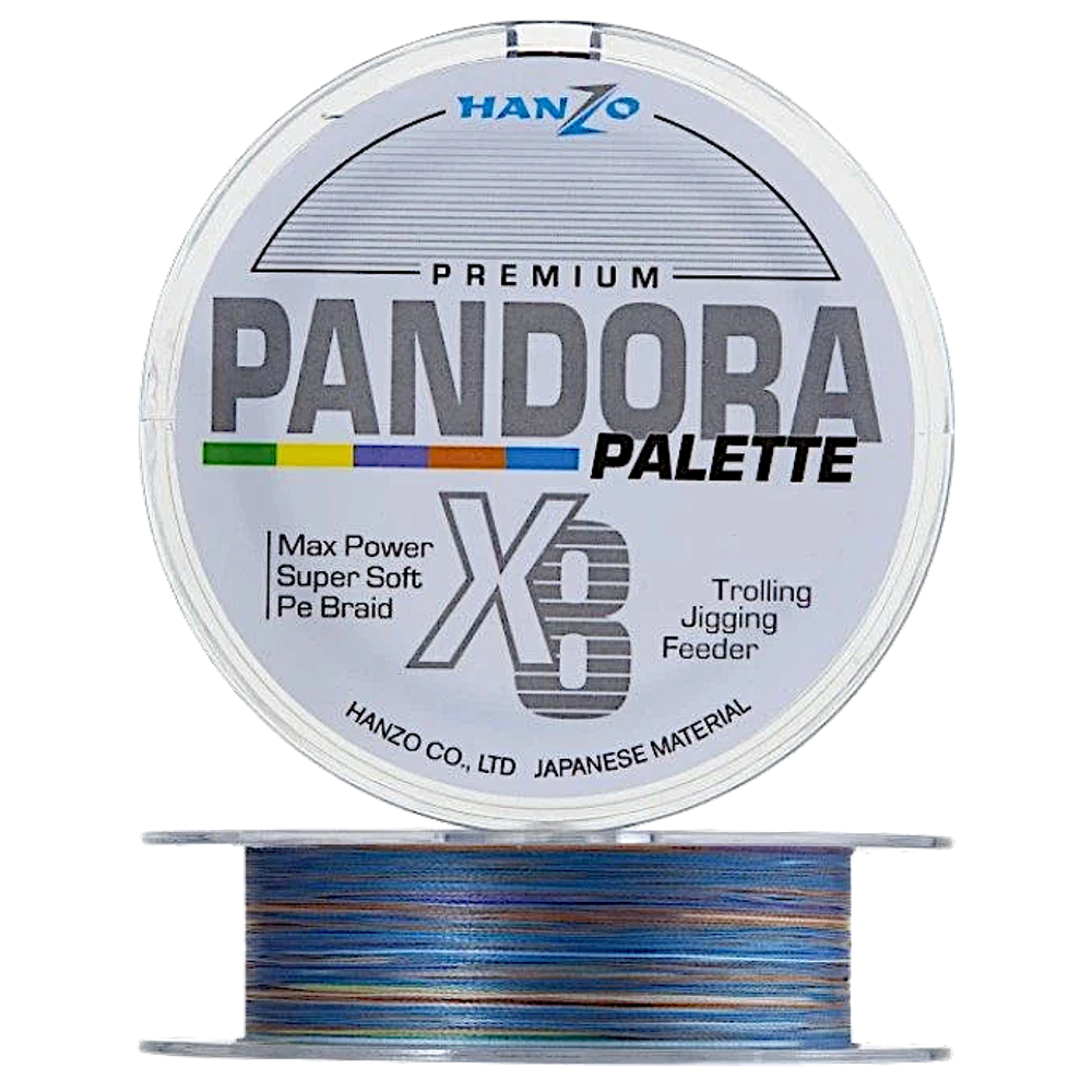 Шнур Hanzo Pandora Premium Palette x8 200m Multi Collors -