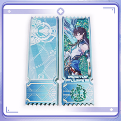 Акриловый билет с блёстками "Хонкай Стар Рейл / Honkai: Star Rail"