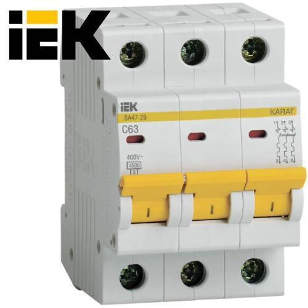 Автоматический выключатель IEK 3-Р 63А