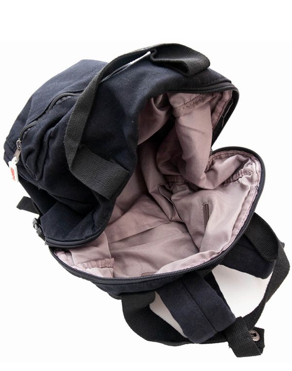 Рюкзак Хлопковый черный - фото 3