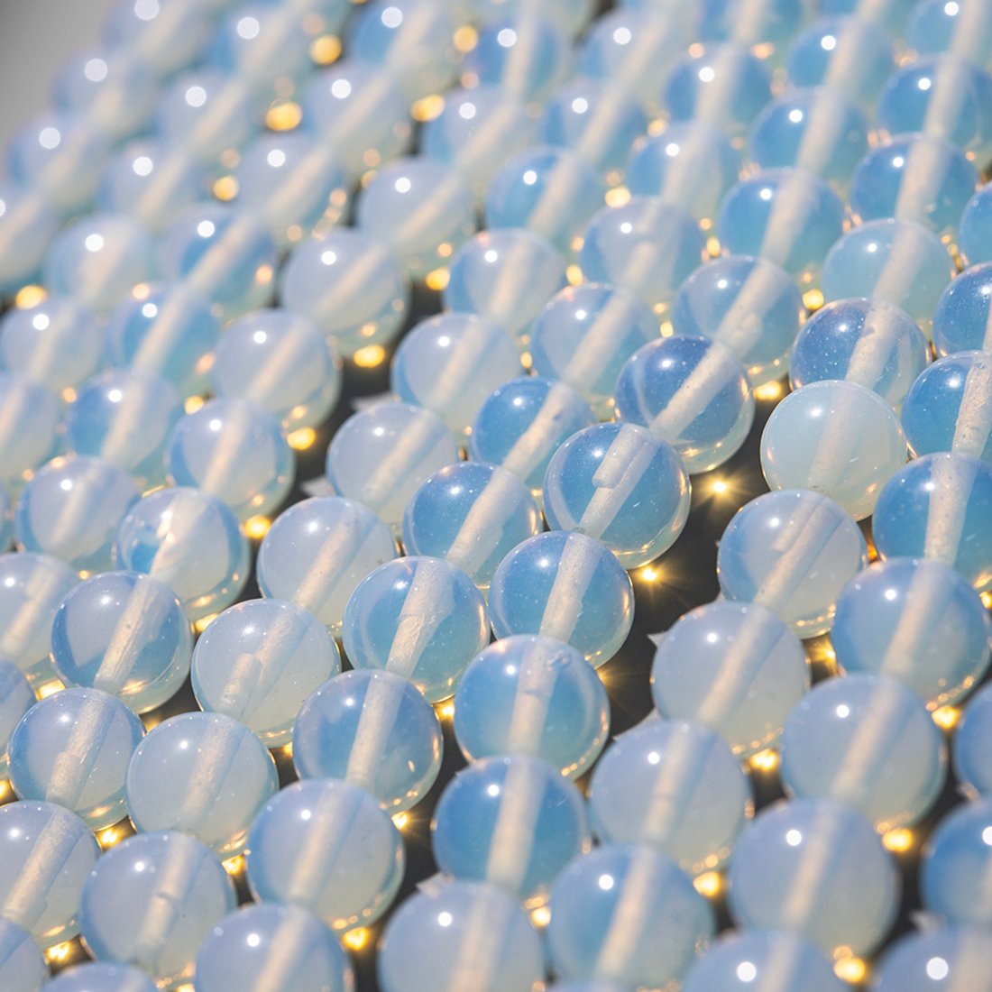 Лунный камень (имитация), 10,2мм, шар