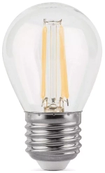Лампа Gauss LED Filament Шар 5W E27 4100K (2 шт в упак)  105802205P