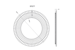 Зеркало декоративное настенное круглое 91см Garda Decor в зеркальной раме