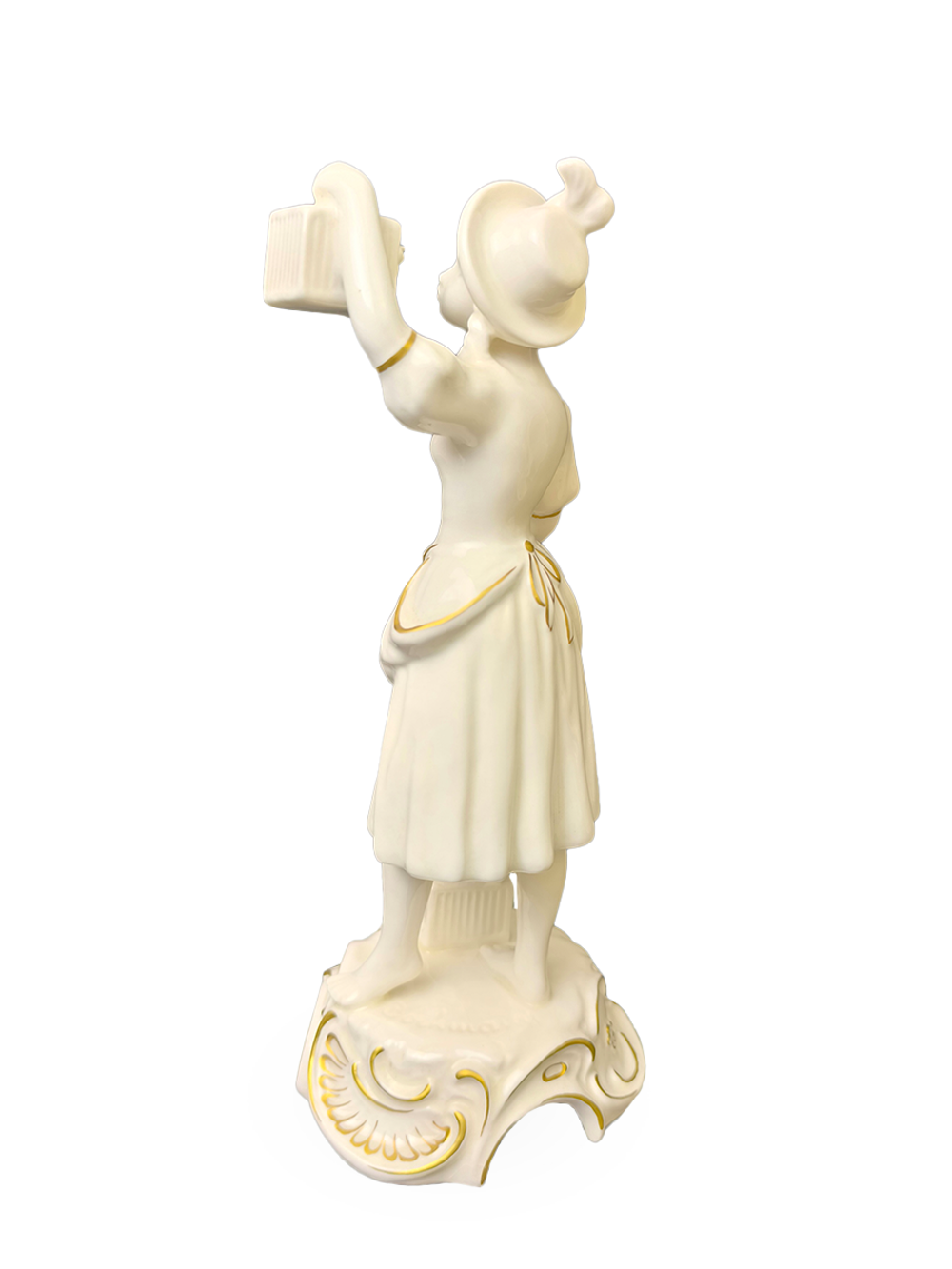 Статуэтка винтажная "Девушка с птичьими клетками" Goebel