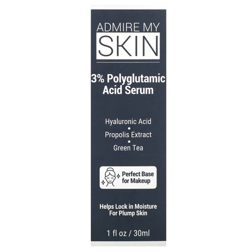 Admire My Skin, Сыворотка с 3% полиглутаминовой кислотой, 30 мл (1 жидк. унц.)