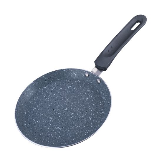 Сковорода блинная 20 см. из алюминия Kamille KM-4204GR (индукция) с мраморным покрытием