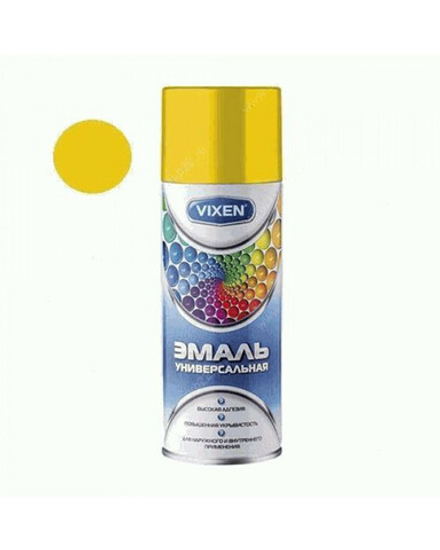 Краска-спрей VIXEN VX-11018 (RAL1018) желтая