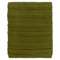 Плед из хлопка с буклированной вязкой оливкового цвета из коллекции essential, 130х170 см
