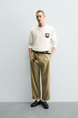 ZARA ФУТБОЛКА С НАШИВКОЙ ENGLAND 66 FIFA WORLD CUP™ FIFA CLASSICS, ЖЕЛТОВАТО-БЕЛЫЙ