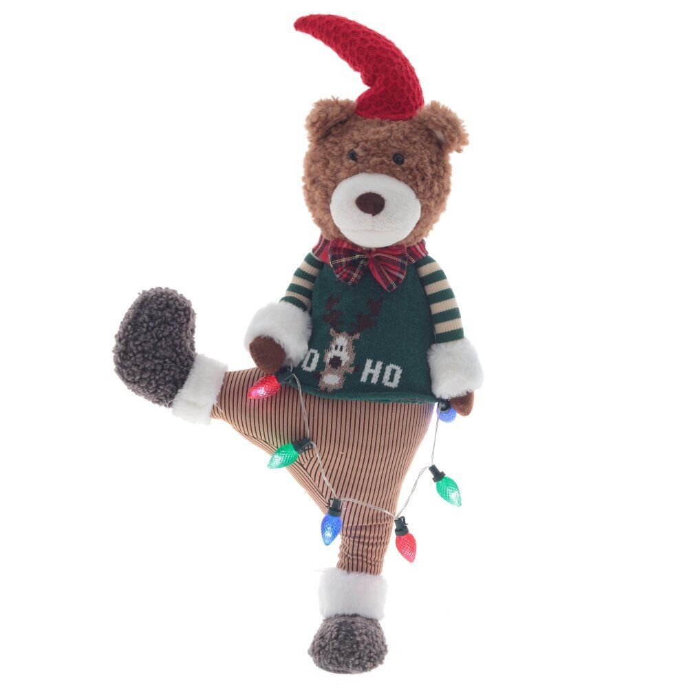 GAEM Игрушка набивная с подсветкой "Медвежонок" (2хААА, н/п), L40 W16 H73/59 см