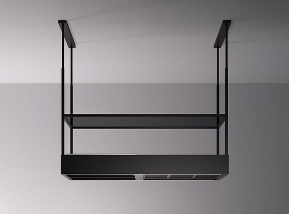 Вытяжка Falmec SPAZIO IS.130 NERO (островная, 130 см, матовый чёрный)