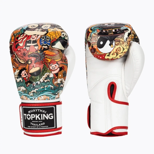 Боксёрские перчатки Top King Boxing Culture black/red TKBGCT-SL-2C3