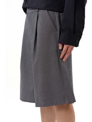 Серые классические шорты-бермуды Votus в клетку