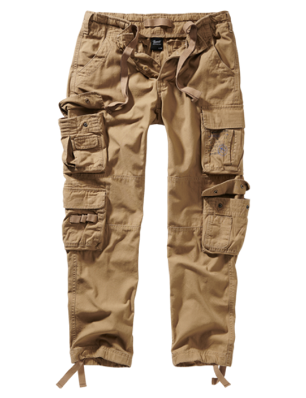 Brandit PURE SLIM FIT PANTS beige