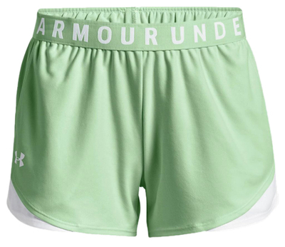 Женские Шорты теннисные Under Armour Women's UA Play Up Shorts 3.0 - aqua foam/white