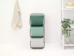 Brabantia - Контейнер для сортировки мусора Sort &amp; Go 20л Светло-серый / артикул   277702  / GTIN 8710755277702