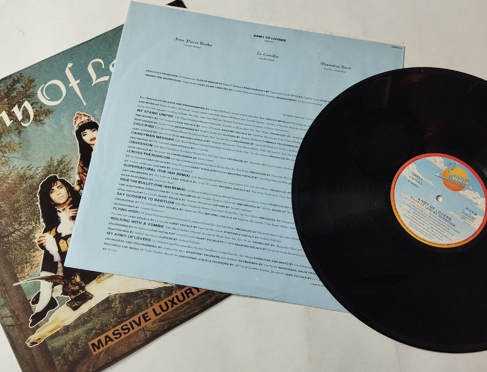 Винтажная виниловая пластинка LP Army Of Lovers Massive Luxury Overdose (Spain 1991) Supernatural